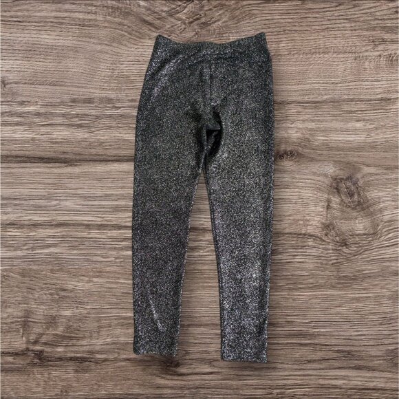 bar III Womens Metallic Shimmer Casual Ankle Leggings - Picture 2 of 5